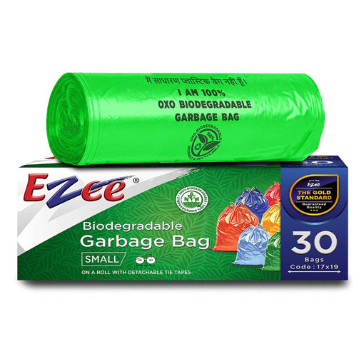 Picture of Ezee Biodegradable Garbage Bag Small 30 Bags 17*19