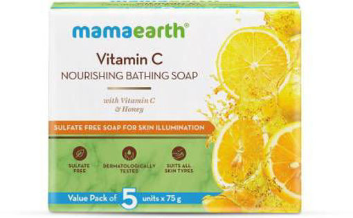 Picture of Mama Earth Vitamin C Bathing Soap 375g