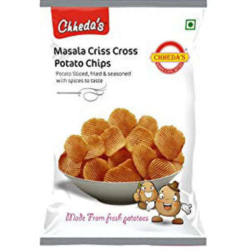Picture of Chhedas Masala Criss Cross Potato Chips 170gm