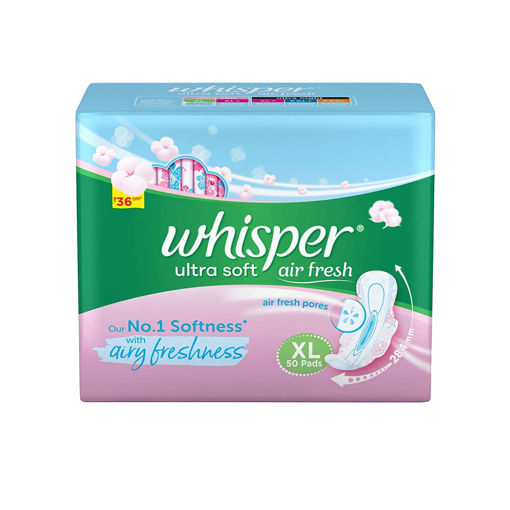 Picture of Whisper Ultra Soft Air Fresh 50 Pads