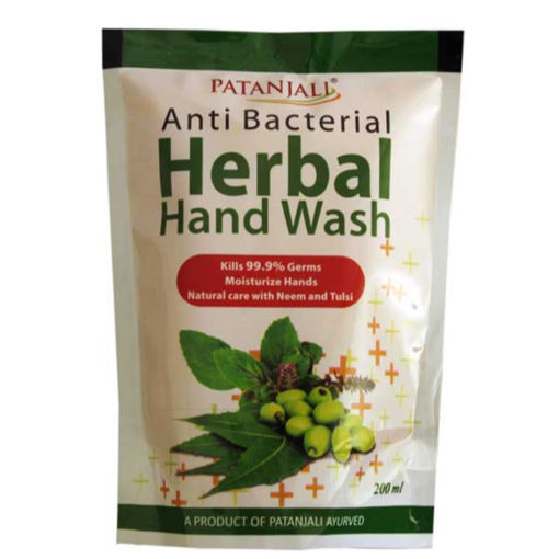 Picture of Patanjali Anti Bacterial Herbal Hand Wash 200 Ml