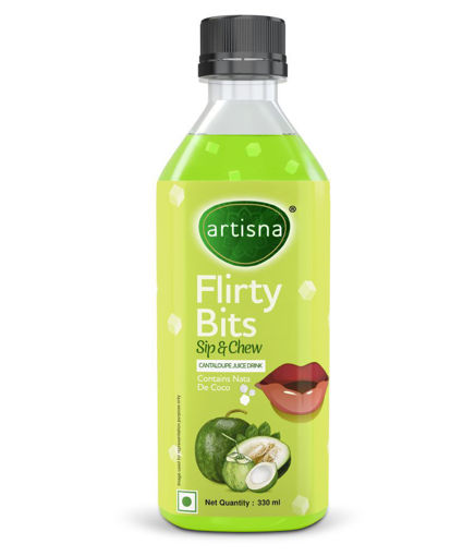 Picture of Artisna Flirty Bits Sip & Chew Cantaloupe 330 Ml