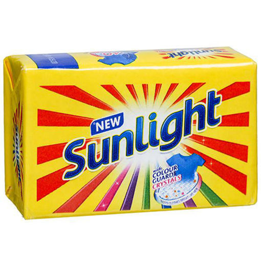 Picture of Sunlight With Colour Guard Crystals Detergent Bar 150 gm