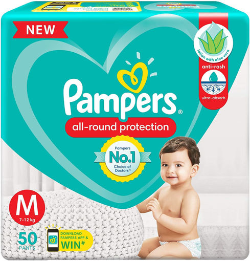 Picture of Pampers All-round Protection M-7-12kg 50pants