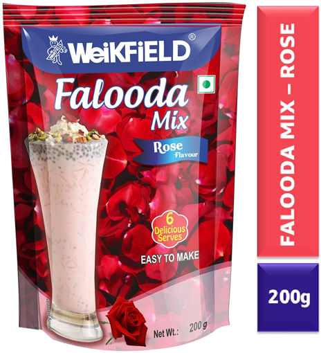 Picture of Weikfield Falooda Rose Mix 200 Gm