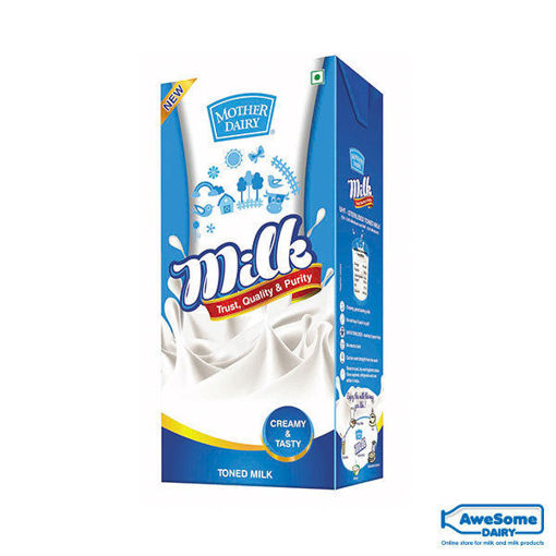 Picture of Mother Dairy  Milk Toned Milk 1 Litre