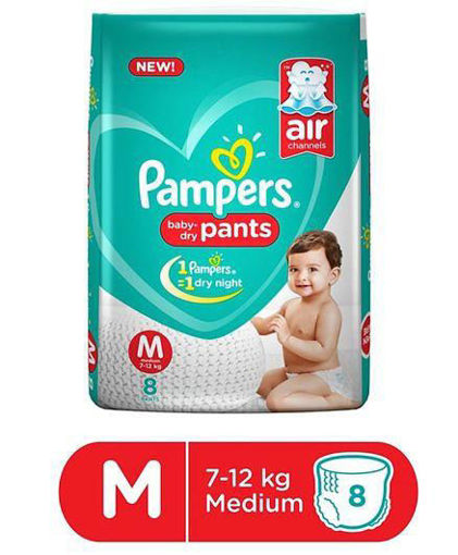 Picture of Pampers All-round Protection M 7-12kg 8 Pants