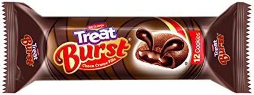 Picture of Britannia Treat Burst Choco Cream Fills 60g