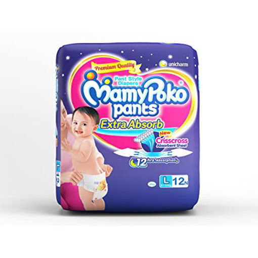 Picture of Mamypoko Pants Extra Absorb L 9-14kg 12 Pants