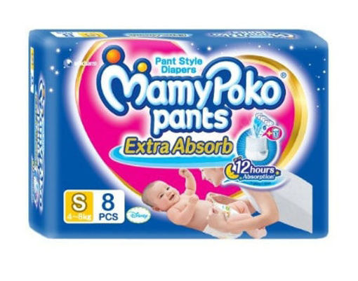 Picture of Mamy Poko Pants Extra Absorb S 4-8kg 8pants