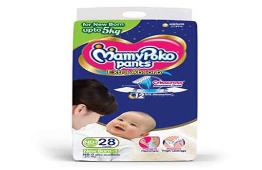 Picture of Mamy Poko Pants Extra Absorb - Nb -1 Upto 5kg : 28 Pants