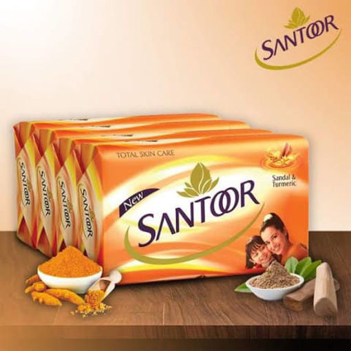 Picture of Santoor Sandal & Turmeric Soap 4n*75 Gm