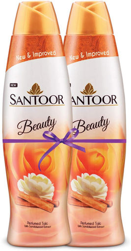 Picture of Santoor Beauty Perfumed Talc With Sandalwood 150g