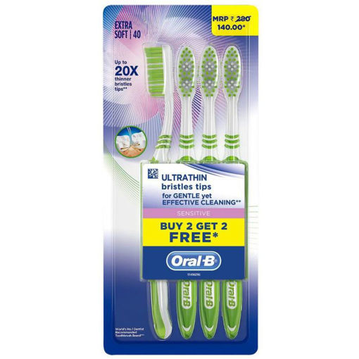 Picture of Oral-b Sensitive Ultrathin Beistles Tip 4n