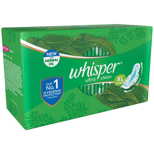 Picture of Whisper Ultra Clean Xl 30n Pads