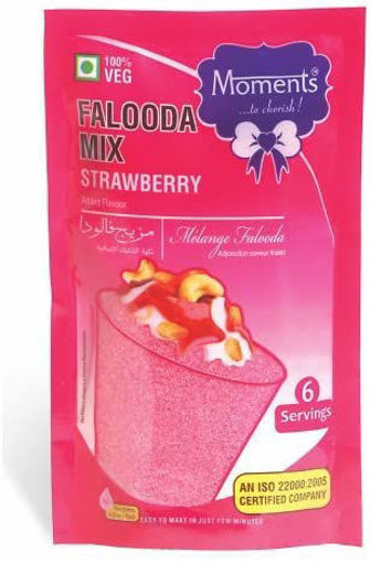 Picture of Moments Instant Falooda Mix Strawberry 200gm