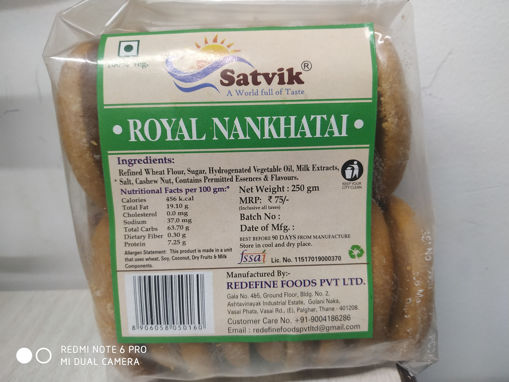 Picture of Satvik Royal Nankhatai 250gm