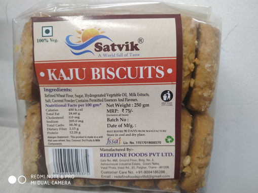 Picture of Satvik Kaju Biscuits 250gm