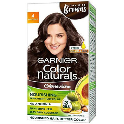 Picture of Garnier Color Naturals Creme Riche 4 Brown 60 G