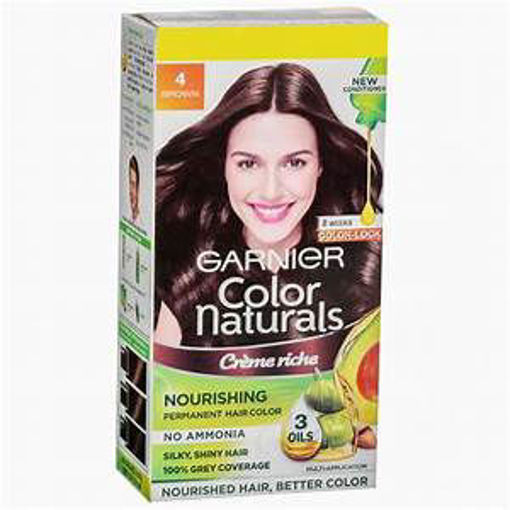 Picture of Garnier Color Naturals Creme Riche 4 Brown 30gm
