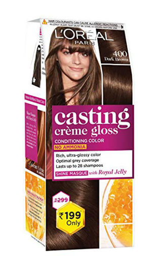 Picture of Loreal Paris Casting Creme Gloss 400dark Brown 21g + 24ml