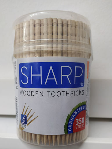 Picture of Sharp Wooden Toothpicks 350 Sticks