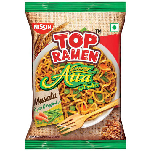 Picture of Nissin Top Ramen Atta Masala Noodles 70gm