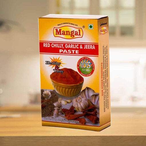 Picture of Mangal Red Chilly, Garlic & Jeera Paste 100gm