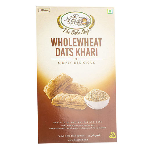 Picture of The Bake Shop Whole Wheat Oats Khari 200gm