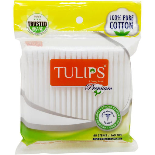 Picture of Tulips Cotton Buds Premium 80n