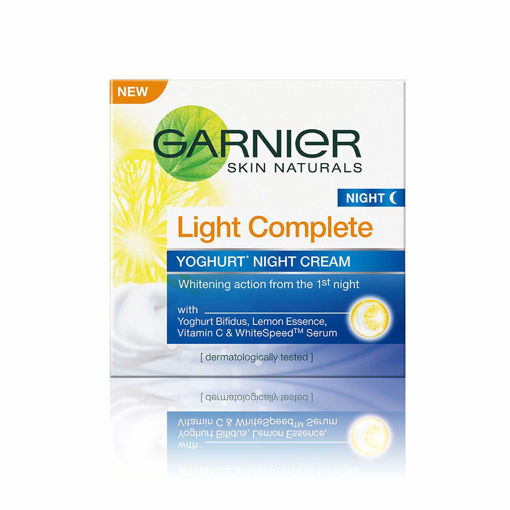 Picture of New Garnier Skin Naturals Night Light Complete Cream 18g