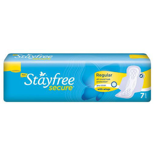 Picture of New & Improved Stayfree Secure Regular 7 Pads