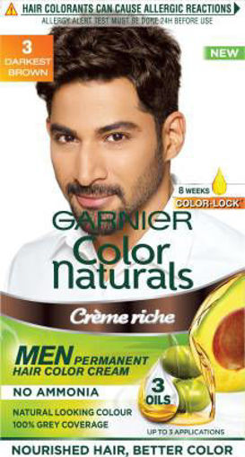 Picture of Garnier Color Naturals Men 3 Darkest Brown 30gm