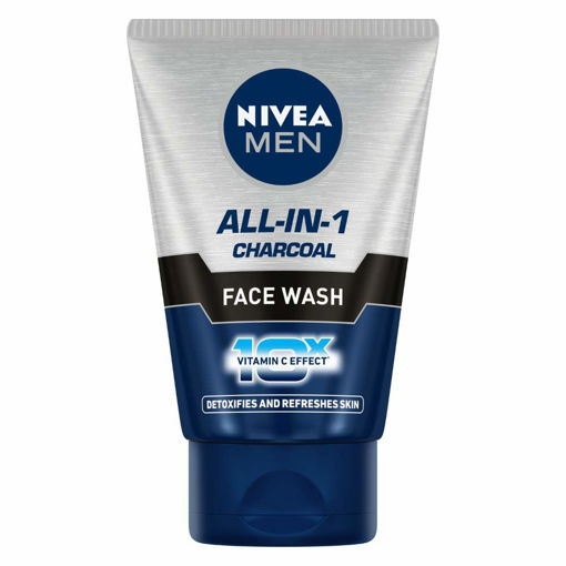 Picture of Nivea Men All-in-1 Charcoal Face Wash 100 Gm