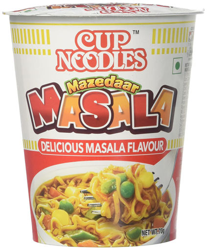 Picture of Nissin Cup Noodles Mazedaar Masala Delicious Masala Flavour 70gm