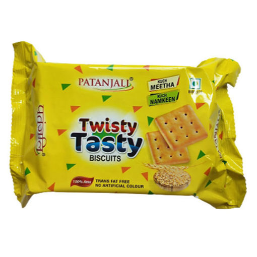 Picture of Patanjali Twisty Tasty Biscuits 80gm