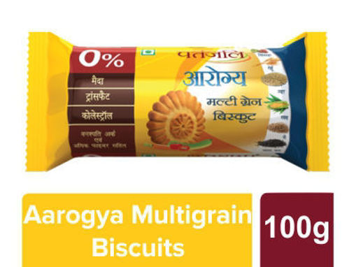 Picture of Patanjali Aarogya Multi Grain Biscuits 92.85gm