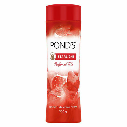 Picture of Ponds Starlight Perfumed Talc Orchid & Jasmine 300gm