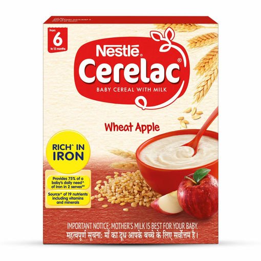 Picture of Nestle Cerelac Wheat Apple 300g