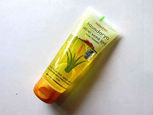Picture of Patanjali Saundarya Aloe Vera Gel Kesar Chandan 150Ml