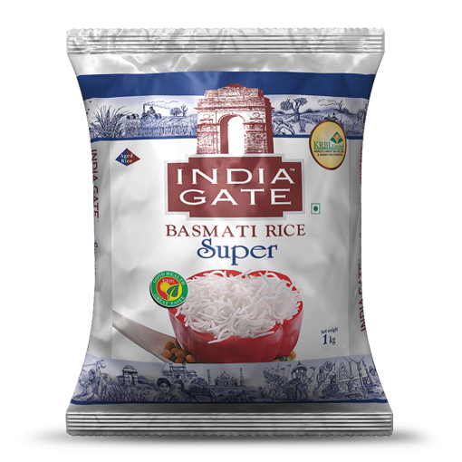 Picture of India Gate Basmati Rice Super1kg