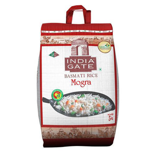 Picture of India Gate Mogra Aged Broken Grain Basmati Rice 5 Kg Pack