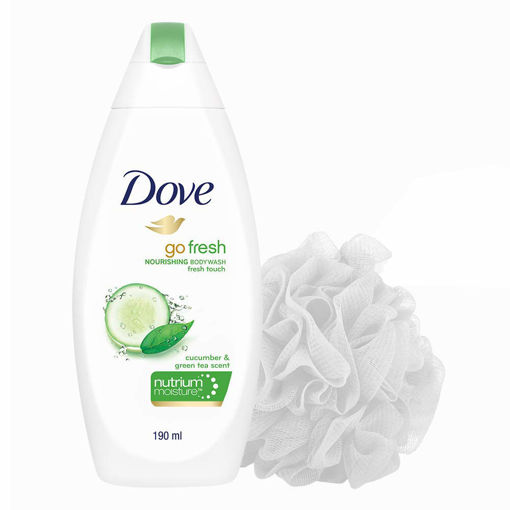 Picture of Dove Go Fresh Nourishing Body Wash Fresh touch cucumber &green tea scent 190 ml