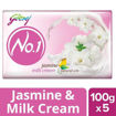 Picture of Godrej No.1 Jasmine Milk Cream 5u*100gm=500gm
