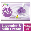 Picture of Godrej No.1 Lavender Milk Cream 5u*100gm=500gm