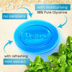 Picture of Pears Soft & Fresh Bathing Bar Soap With 98% Pure Glycerine & Mint Extracts For Fresh Glow 125gm