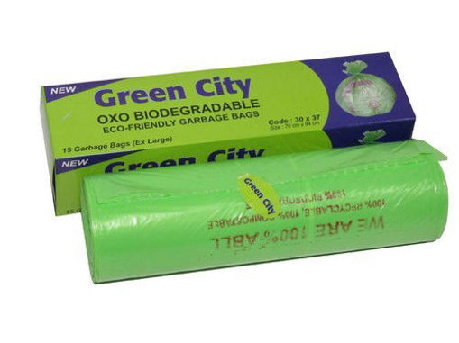 Picture of New Green City Eco Friendly Garbage  Bags Large  15 n