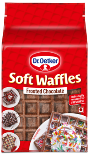 Picture of Dr Oetker Soft Waffles Frosted Chocolate 250gm