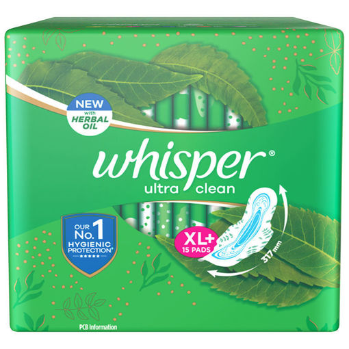 Picture of Whisper Ultra Clean XL+ 15 Pads