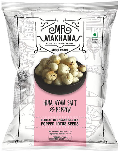 Picture of Mr Makhana Himalayan Salt & Pepper 75 Gm